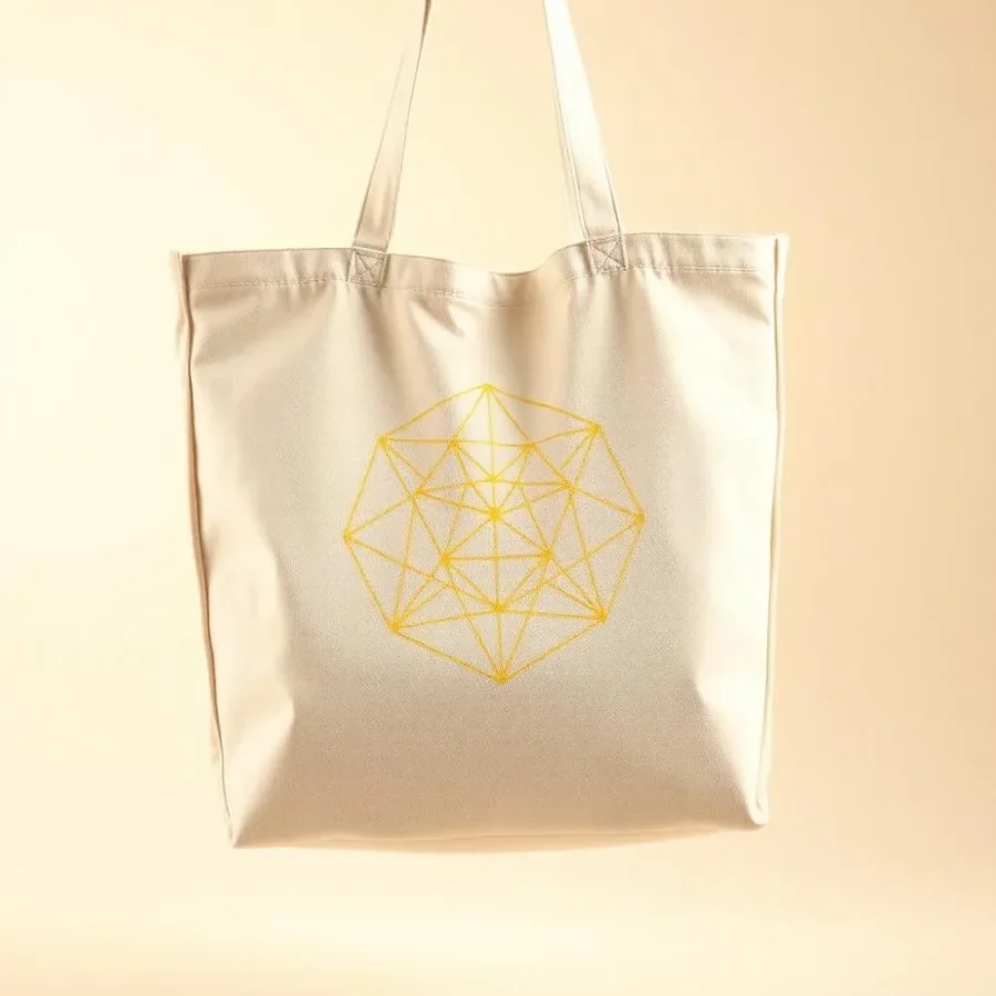 Geometry Canvas Tote